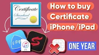 How to buy Certificate For Esign/Scarlet Or Any IPA File | Certificate For iPhone iPad