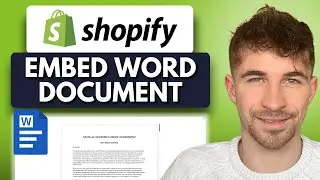 Как встроить документ Word в Shopify (2025)