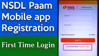 nsdl paam mobile app registration|nsdl paam app first time login|how to login nsdl mobile app