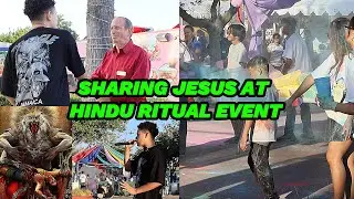 Christian Preaches THE GOSPEL at HINDU RITUAL Event
