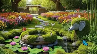 Deep Sleep & Inner Peace 🌙 Tranquil Zen Garden Music with Water Flow & Nature