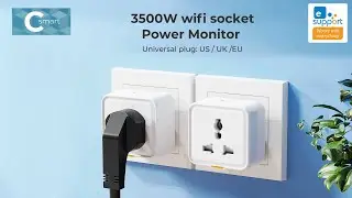 eWeLink WiFi Socket Universal plug 3500W high power Support multi-APP voice remote control