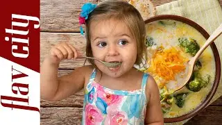 Rose Makes Broccoli Cheddar Soup #shorts