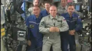 Medvedev spoke with the station crew1of3
