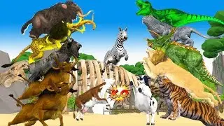 Prehistoric Mammals vs Prehistoric Animals Godzilla vs Mammoth Animal Revolt Battle Simulato