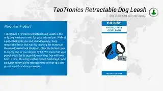 TaoTronics Retractable Dog Leash