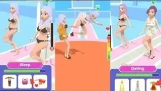CAT WALK Strip game👙🍑💋(naked girls)|Sexy girls cat walk in bikini/ swimsuits|| Beach bikini body 👙💋💦