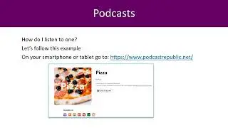 Technology Access Program (TAP) Workshop: Podcasts