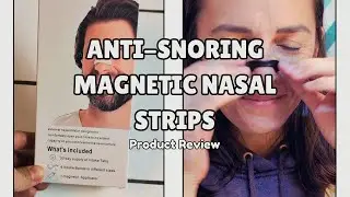 Stop Snoring Naturally? 😴 Anti-Snoring Magnetic Nasal Strips Review