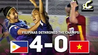 FINALS BOUND! Philippines vs Vietnam Semifinals Highlights - AFF Women's Championship 2022