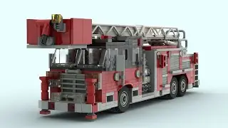 Lego Fire Truck Build(124)