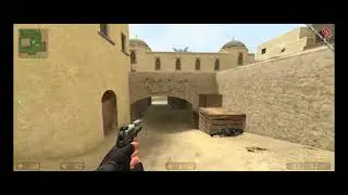 Counter Strike Source round won with only starter pistol