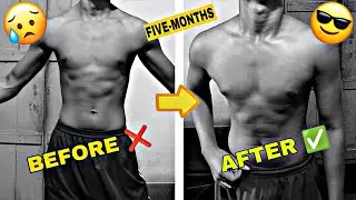 Skinny To Fit Journey 💪 | My 5 Months Body Transformation (No Gym)