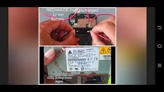 Recharge Li-ion Battery | Using Desktop Power supply | Phone not charging or Discharged
