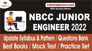 NBCC JUNIOR ENGINEER Recruitment  2022 | Update  Syllabus & Pattern | Questions Bank
