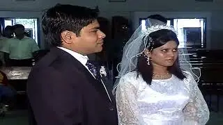 INDIAN WEDDING IN A CHURCH 
