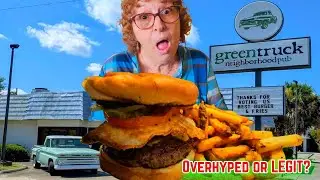 Eating at a TikTok Viral Restaurant! Green Truck Neighborhood Pub in Savannah! Was it Worth It?