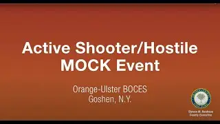 Active Shooter Training Event Video