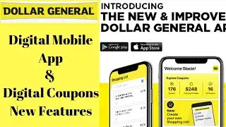 How to use Dollar General Mobile Digital App, Coupons & New Feature