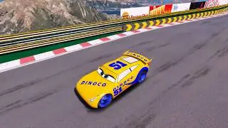 Cars 3 Fabulous McQueen Colors Jackson Storm Cruz Ramirez Disney Cars Toys Miss Fritter Spiderman