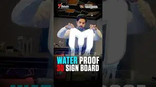 3D Signboard Waterproof Test | Quality You Can Trust | Delivery Worldwide