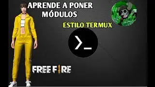 ✅APRENDE A PONER MÓDULOS ESTILO TERMUX ⚠️ PARA*FREFIRE*{THE LICH 💀} TODO ROJO?🩸