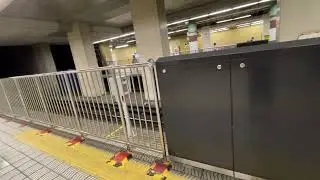 大阪メトロ中央線谷町四丁目駅にて、駅自動放送更新後の電車発着、千日前線回送車通過、ホーム柵の信号動作などをじっくりと観察してみた！