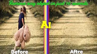 Ai: How to Remove object from a photo using Ai technology within 10 Seconds