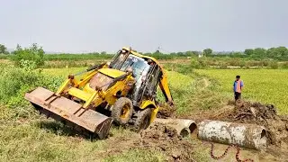 JCB 3dx Eco Making Lake for Fish Farming |  | jcb Toys | jcb pulling | Jcb Cartoon Compilation #14