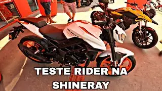 TESTE RIDER NA SHINERAY Testando a Flash-250 E Storm-200 