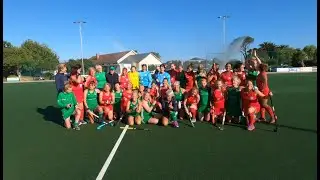 Ireland Masters Hockey Taking on Chile in the Closing pool game of the Cape Town World Cup