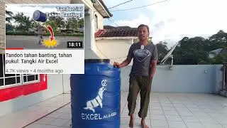 Pengujian tangki air EXCEL, benarkah ANTI-LUMUT?
