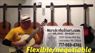 Aiersi SC-097F Flamenco Guitar (MoralesGuitars.com) (Romanza, Spanish Romance)