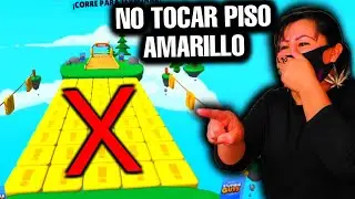 MI MAMÁ NOS PROHIBE TOCAR EL COLOR AMARILLO EN STUMBLE GUYS!! 😱 *Reto con mi hermana*
