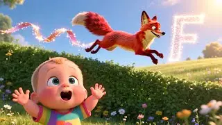 Happy Meadow ABC Run! 🌼🏃&zwj;♂️ | Fun Alphabet Song for Kids | Playful Nursery Rhyme