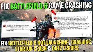 🔧How To FIX Battlefield 6 Redsec Crashing, DX12 Errors & Stutter in 2025! ✅ (NEW EASY METHOD)