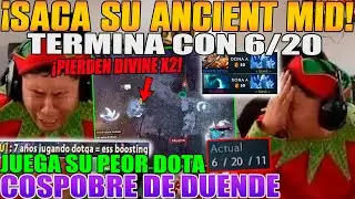 JUEGA SU PEOR DOTA!! MACARIUS SACA SU ANCIENT MID Y TERMINA CON 6/20 + COSPOBRE DE DUENDE DOTA 2