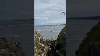 Cramond Island #scotland #edinburgh #kitesurfing #firthofforth #natureshorts # watersport #scottish