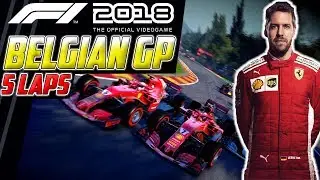 ✅| F1 2018 | BELGIAN GRAND PRIX 5 LAPS | Sebastian Vettel