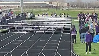 Nico Clark 8th GD Track 110mHH Meet 1