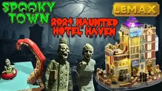 Haunted Hotel Haven 2024 Review - New Lemax Spooky Town Halloween Village