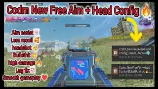 FREE Aimbot Config | No Ban + Zero Recoil | CODM Season 6 | Codm Aim Assist Config 2026