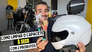 DRY CLEANING YOUR HELMET WITH 2 PRODUCTS
