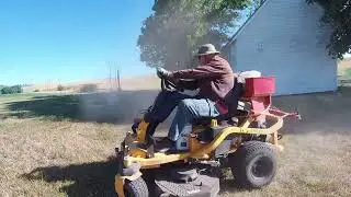Cub Cadet ZTS1 mows Historic Cordelia July 3, 2025