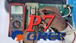 Gree Dc inverter ac P7 H5 error outdoor pcb Dc inverter ac pcb diagram & training centre Babar