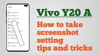 Vivo Y20a , How to take screenshots setting How to use
