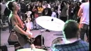 Pencil performing at a 1993 Bloomington Street Dance