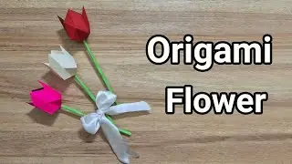 🌹How to Make a Paper Flower | Easy Origami Tutorial