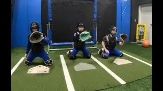 Softball Catcher Drill 8: Three Stage Blocking Progression
