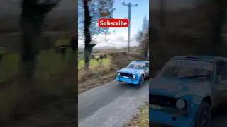 Ford Mk2 Escort Rally Car Flat Out Jump! Killarney Historic Rally 2025 #rally #car #ford #motorsport